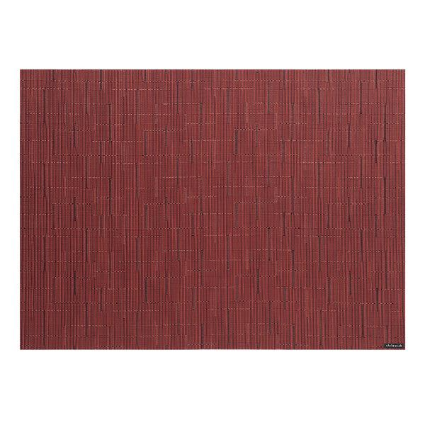 chilewich Bamboo Placemats - Cranberry Placemats Cranberry
