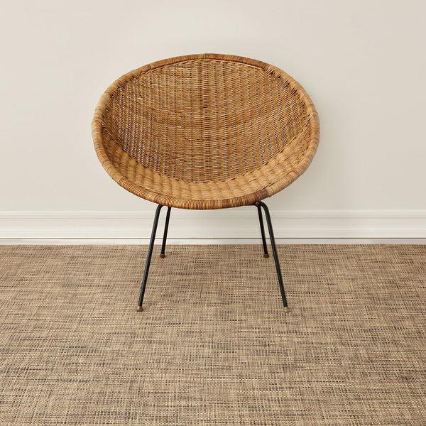 Chilewich Basketweave Rugs - Bark Woven Floor Mat Bark