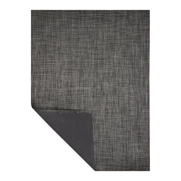 Chilewich Basketweave Rugs - Carbon Woven Floor Mat Carbon