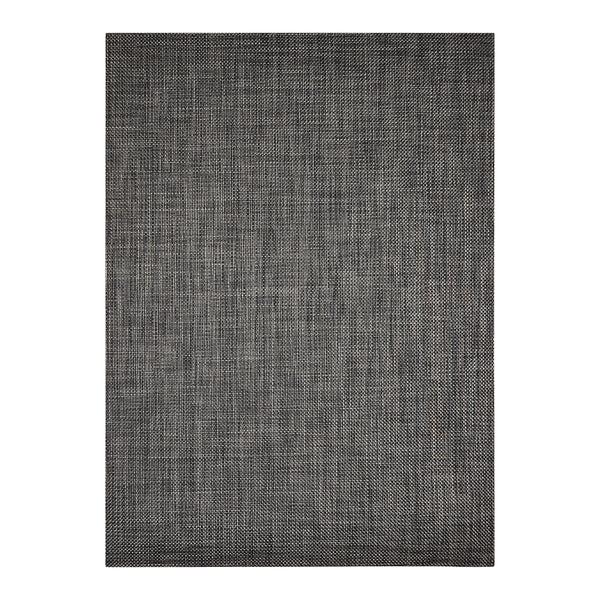 chilewich Basketweave Rugs - Carbon Woven Floor Mat Carbon