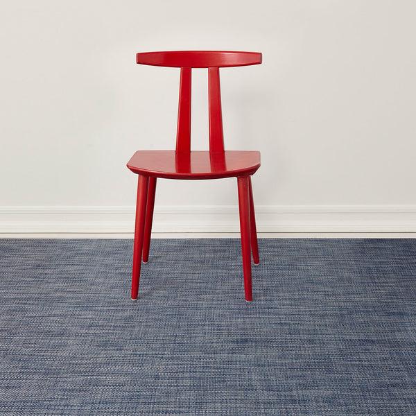 Chilewich Basketweave Rugs - Denim Woven Floor Mat Denim