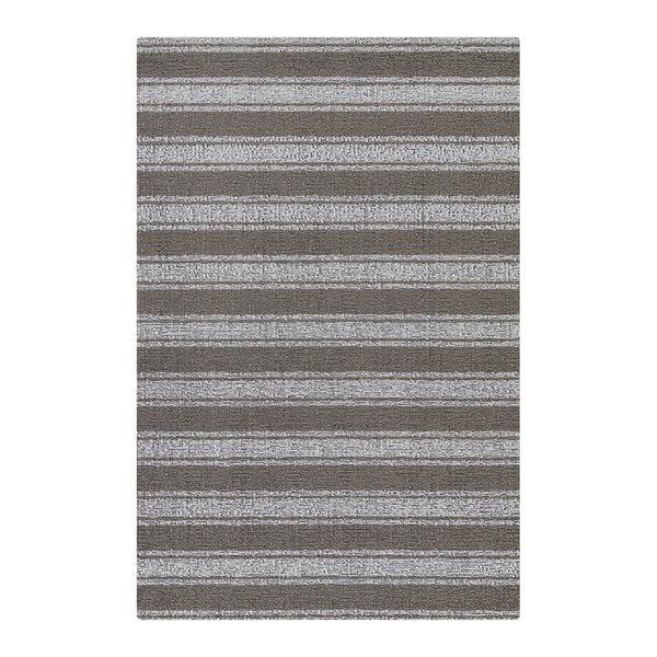 chilewich Boardwalk Stripe Shag Mats - Walnut Shag Mats Walnut