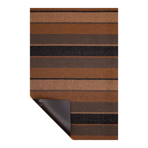 Chilewich Bolt Stripe Shag Mats - Honey Shag Mats Honey