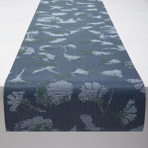 Chilewich Botanic Table Runners Table Runner Indigo