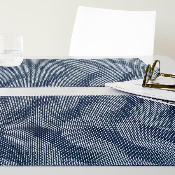 Chilewich Arc Placemats - Indigo Placemats Indigo