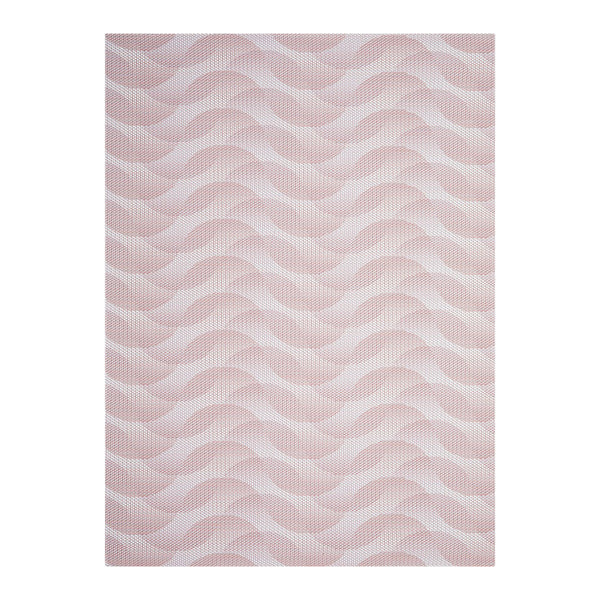 chilewich Arc Rugs Woven Floor Mat Azalea