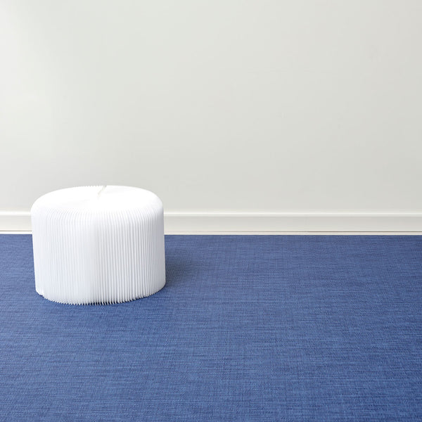 Chilewich Bay Weave Rugs Woven Floor Mat Blue Jean