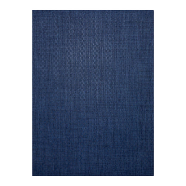 chilewich Bay Weave Rugs Woven Floor Mat Blue jean
