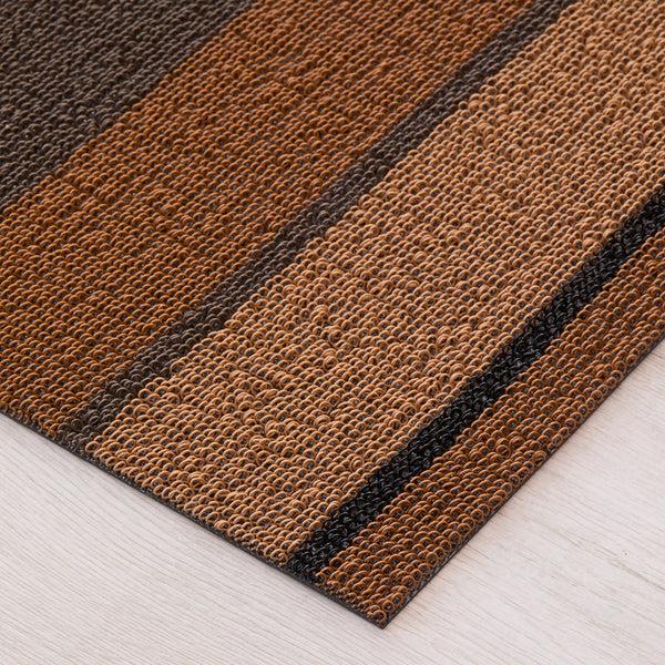 Chilewich Bolt Stripe Shag Mats Shag Mats Honey