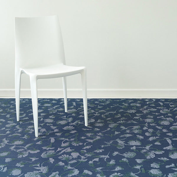 Chilewich Botanic Rugs Woven Floor Mat Indigo
