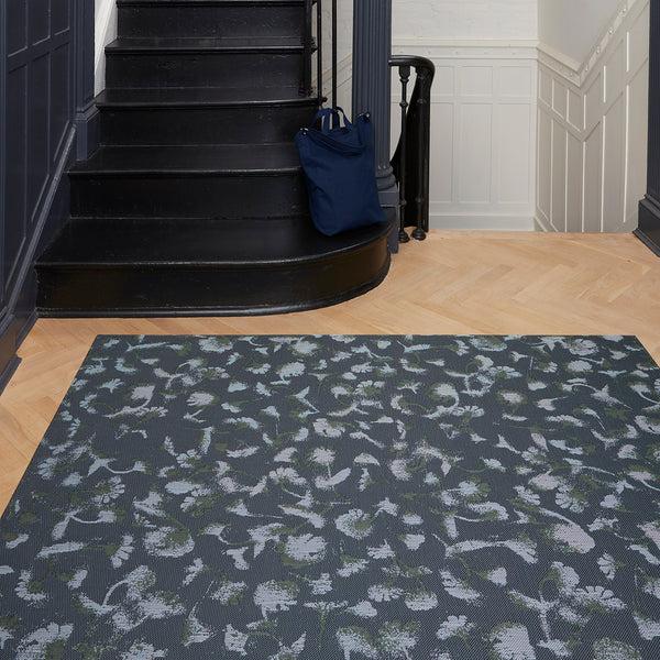 Chilewich Botanic Rugs Woven Floor Mat Indigo