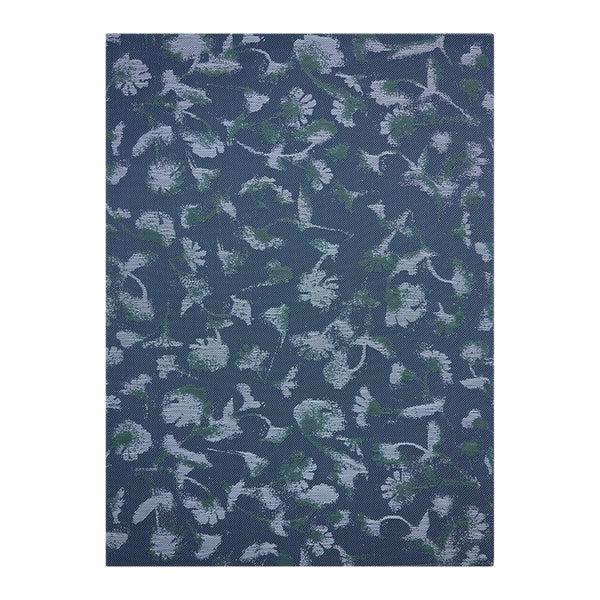 chilewich Botanic Rugs Woven Floor Mat Indigo