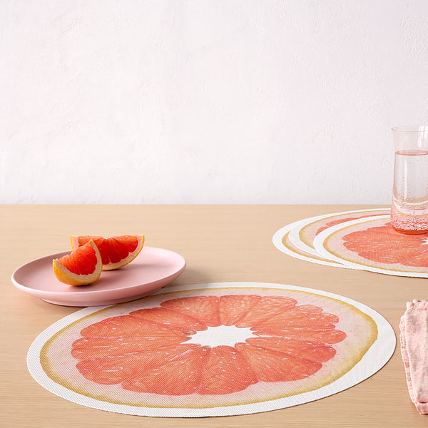 Chilewich Citrus Placemats - Grapefruit Placemats