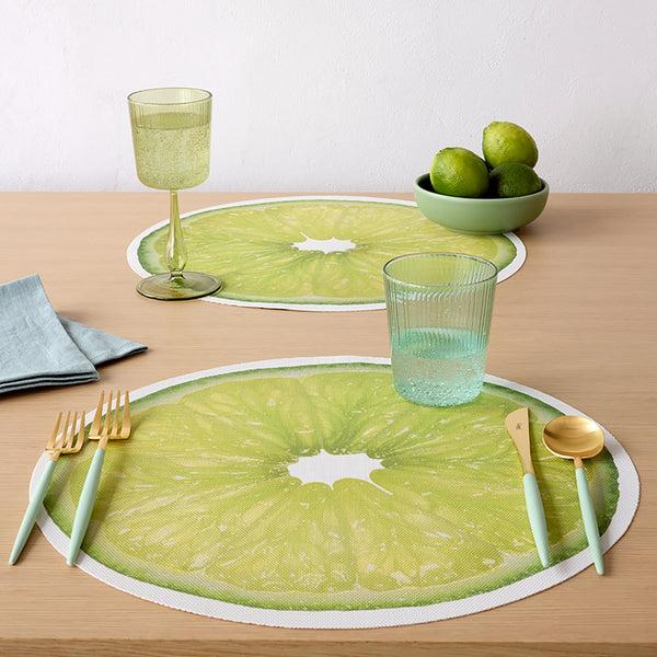 Chilewich Citrus Placemats - Lime Placemats