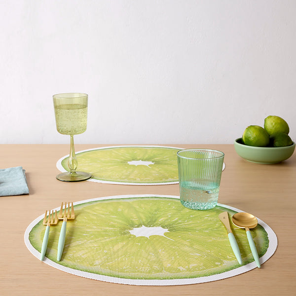 Chilewich Citrus Placemats - Lime Placemats