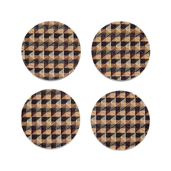 Chilewich Crane Coasters - Honey Coasters