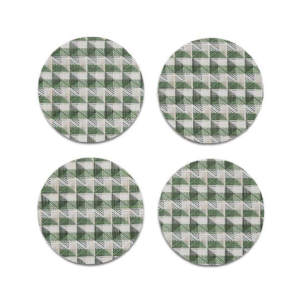 Chilewich Crane Coasters - Thyme Coasters