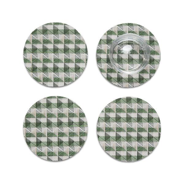 chilewich Crane Coasters - Thyme Coasters