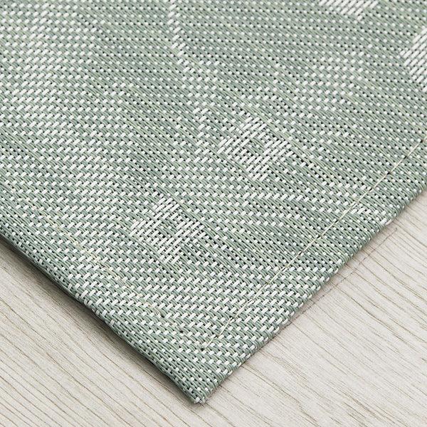 Chilewich Damask Rugs Woven Floor Mat Abalone