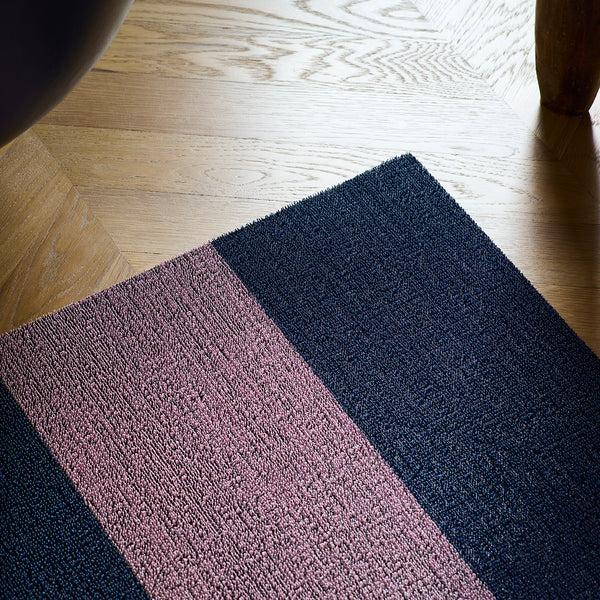 Chilewich Duo Stripe Shag Mats Shag Mats Berry