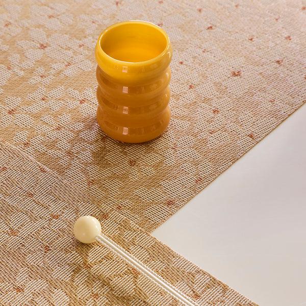 Chilewich Flora Table Runners Table Runner Almond