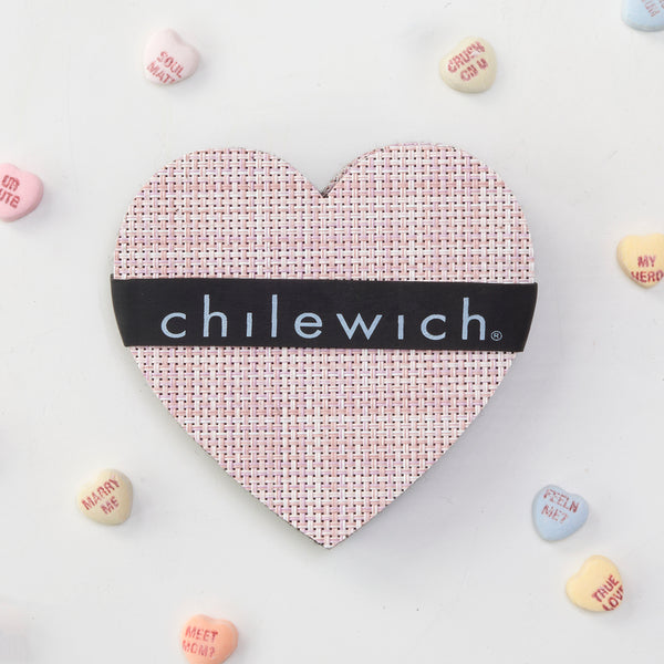 Chilewich Heart Coasters - Blush Coasters