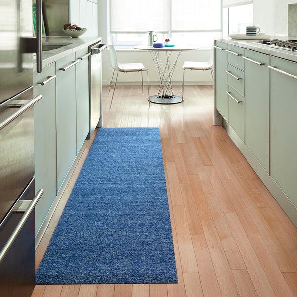 Chilewich Heathered Shag Mats Shag Mats Cornflower