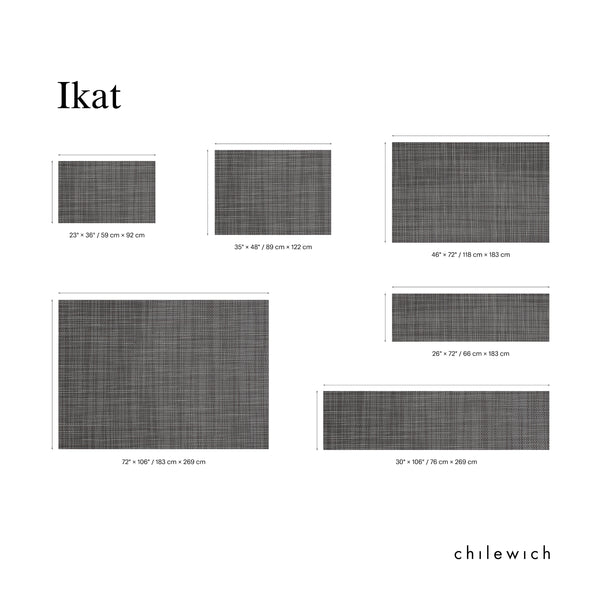 Chilewich Ikat Rugs Woven Floor Mat Bone