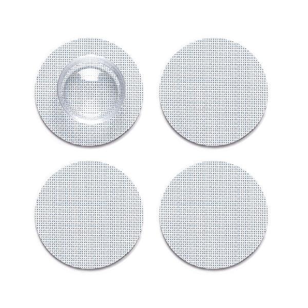chilewich Mini Basketweave Coasters - Sky Coasters