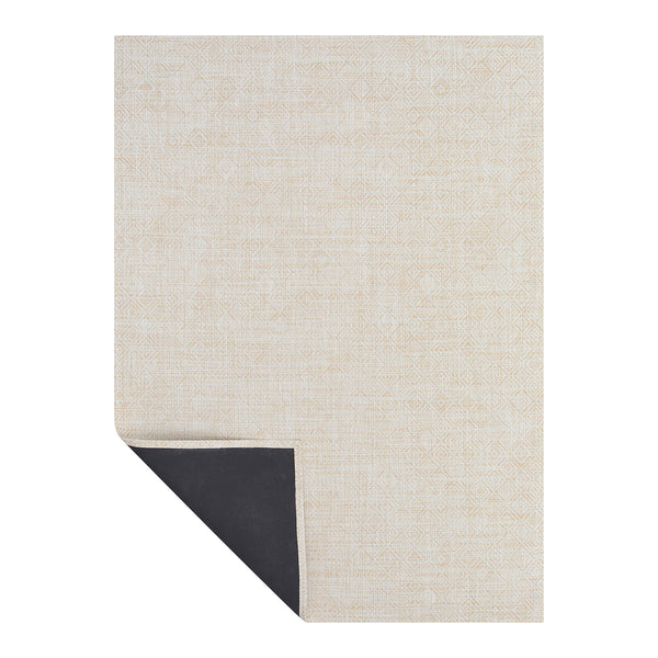 Chilewich Mosaic Rugs Woven Floor Mat Almond
