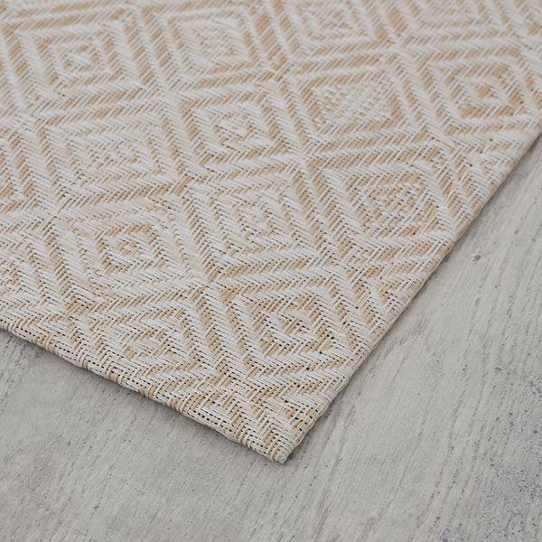 Chilewich Mosaic Rugs Woven Floor Mat Almond