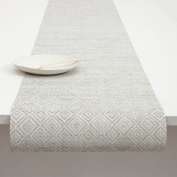 chilewich Mosaic Table Runners - Grey Table Runners