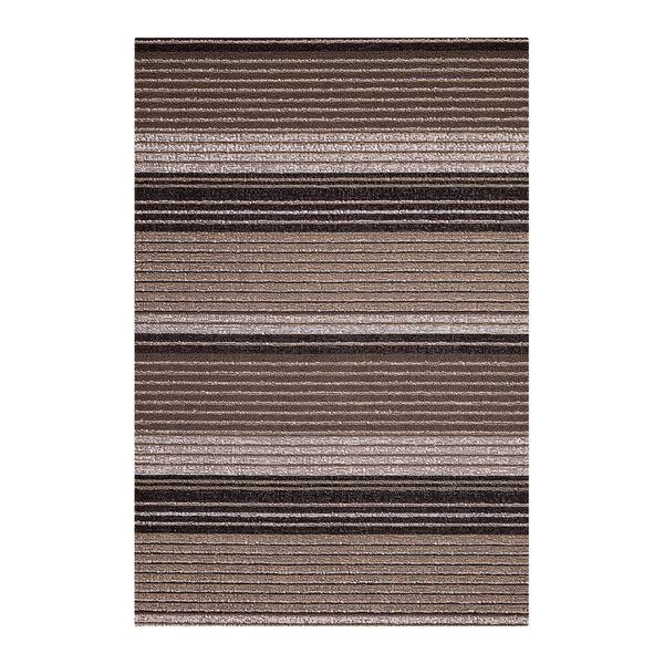 chilewich Pleat Stripe Shag Mats Shag Mats Oyster