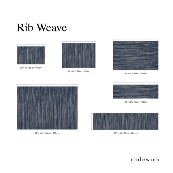 Chilewich Rib Weave Rugs Woven Floor Mat Birch