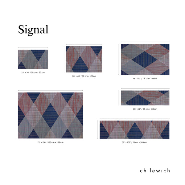 Chilewich Signal Rugs Woven Floor Mat Sand