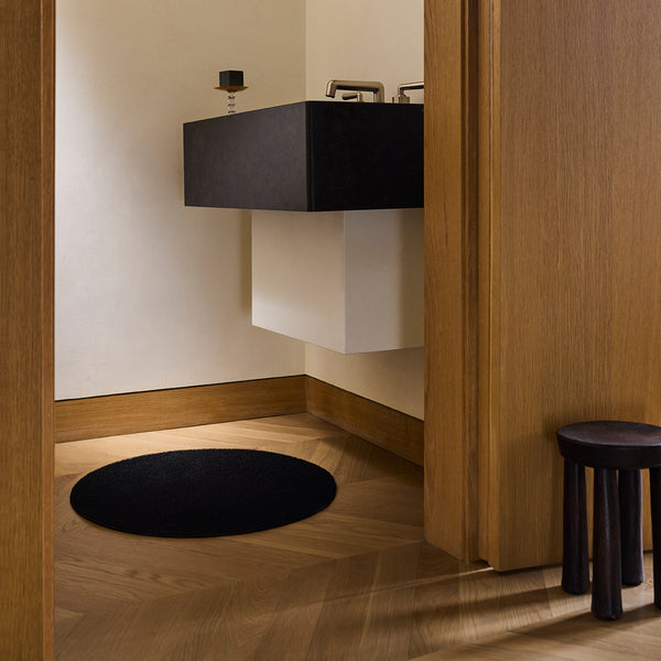 Chilewich Solid Shag Mats Shag Mats Black