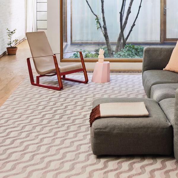 Chilewich Twist Rugs Woven Floor Mat Magnolia