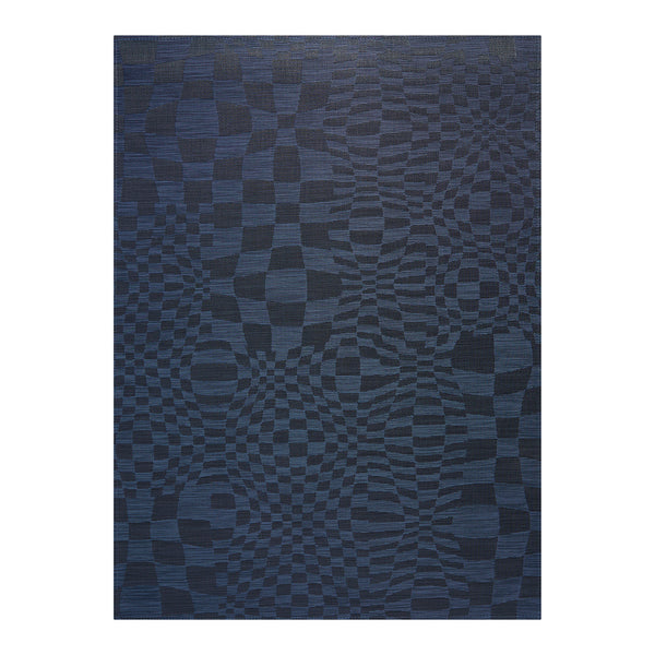 chilewich Warp Rugs Woven Floor Mat Ocean