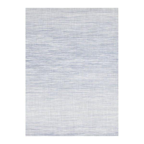 chilewich Wave Rugs Woven Floor Mat Blue