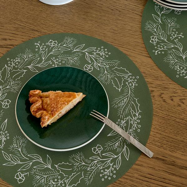 Chilewich Wreath Placemats - Elm Placemats Elm