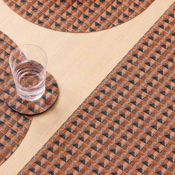 Chilewich Crane Table Runners - Raspberry Table Runners