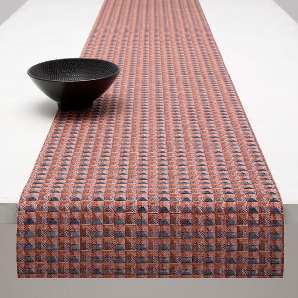 chilewich Crane Table Runners - Raspberry Table Runners