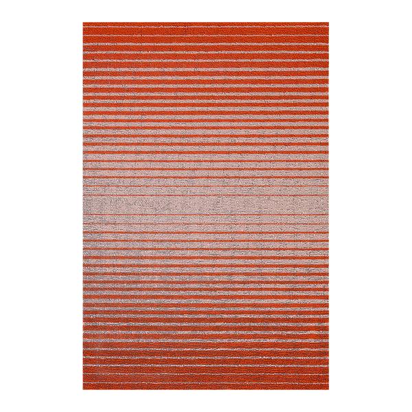 chilewich Domino Stripe Shag Mats Shag Mats Apricot