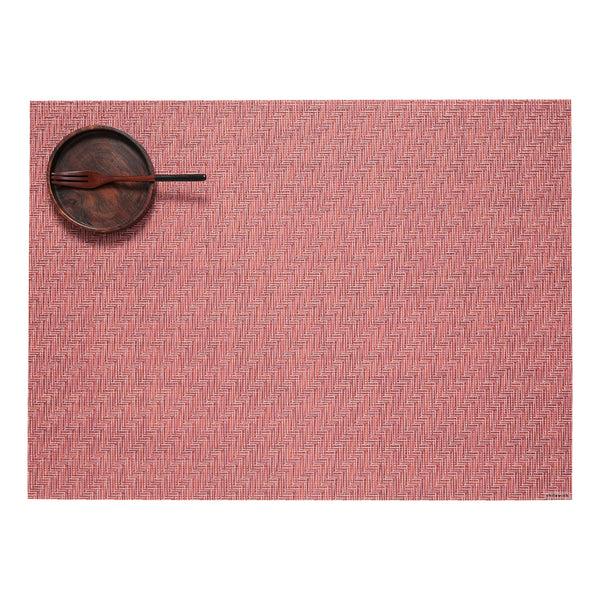 chilewich Foxtail Placemats - Raspberry Placemats Raspberry