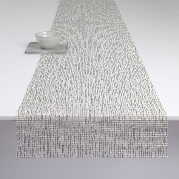 chilewich Lattice Table Runners - Silver Table Runners