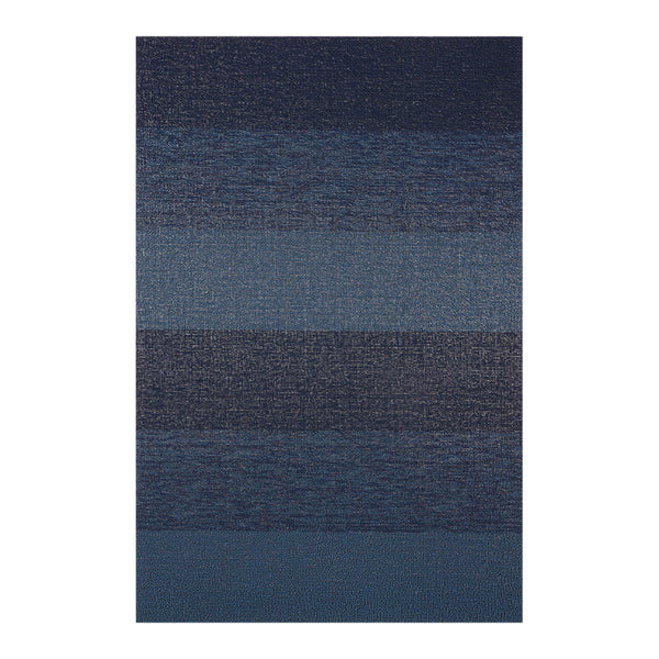 chilewich Marbled Stripe Shag Mats Shag Mats Bay blue