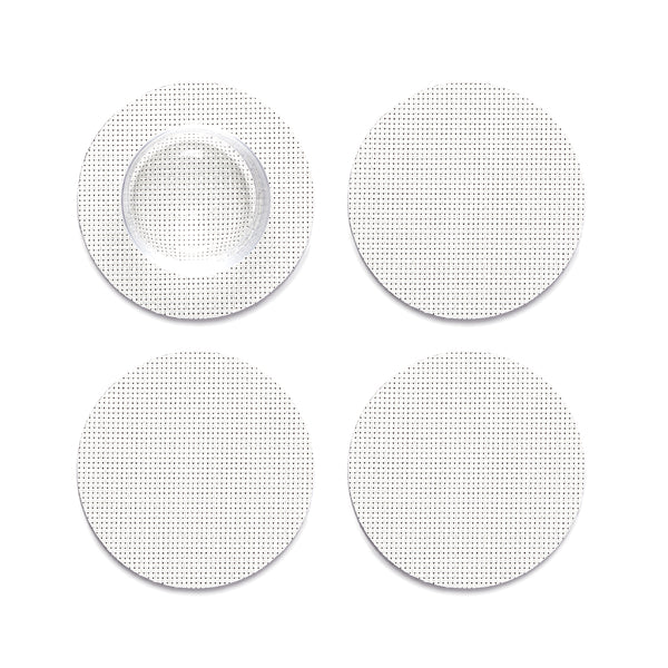 chilewich Mini Basketweave Coasters - Sandstone Coasters