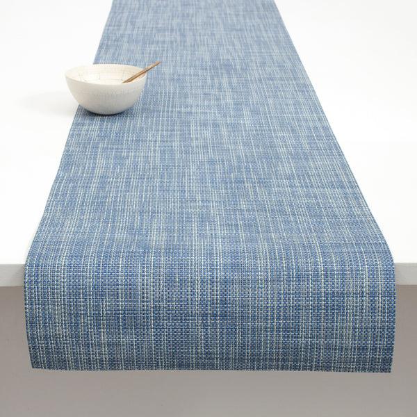 chilewich Mini Basketweave Table Runners - Chambray Table Runners