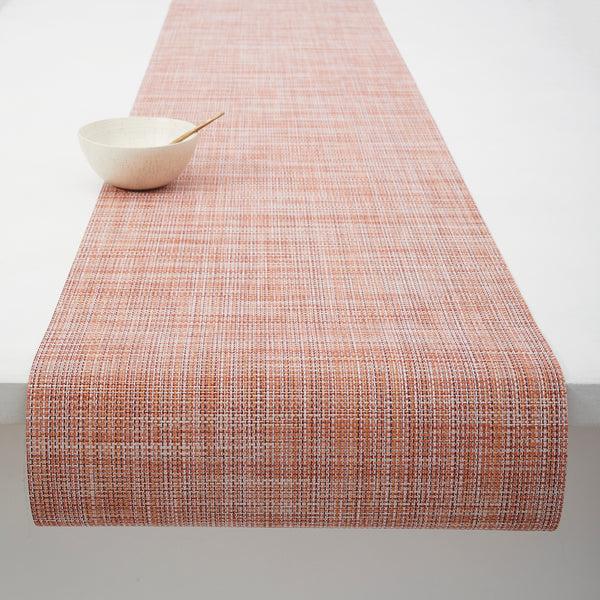 chilewich Mini Basketweave Table Runners - Cinnamon Table Runners