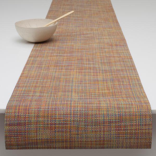 chilewich Mini Basketweave Table Runners - Confetti Table Runners